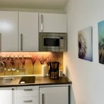 dieses Foto zeigt die Küche von Zimmer 8