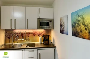 Küche Apartment 8 im Aparthotel Kottenforst in Bonn-Röttgen